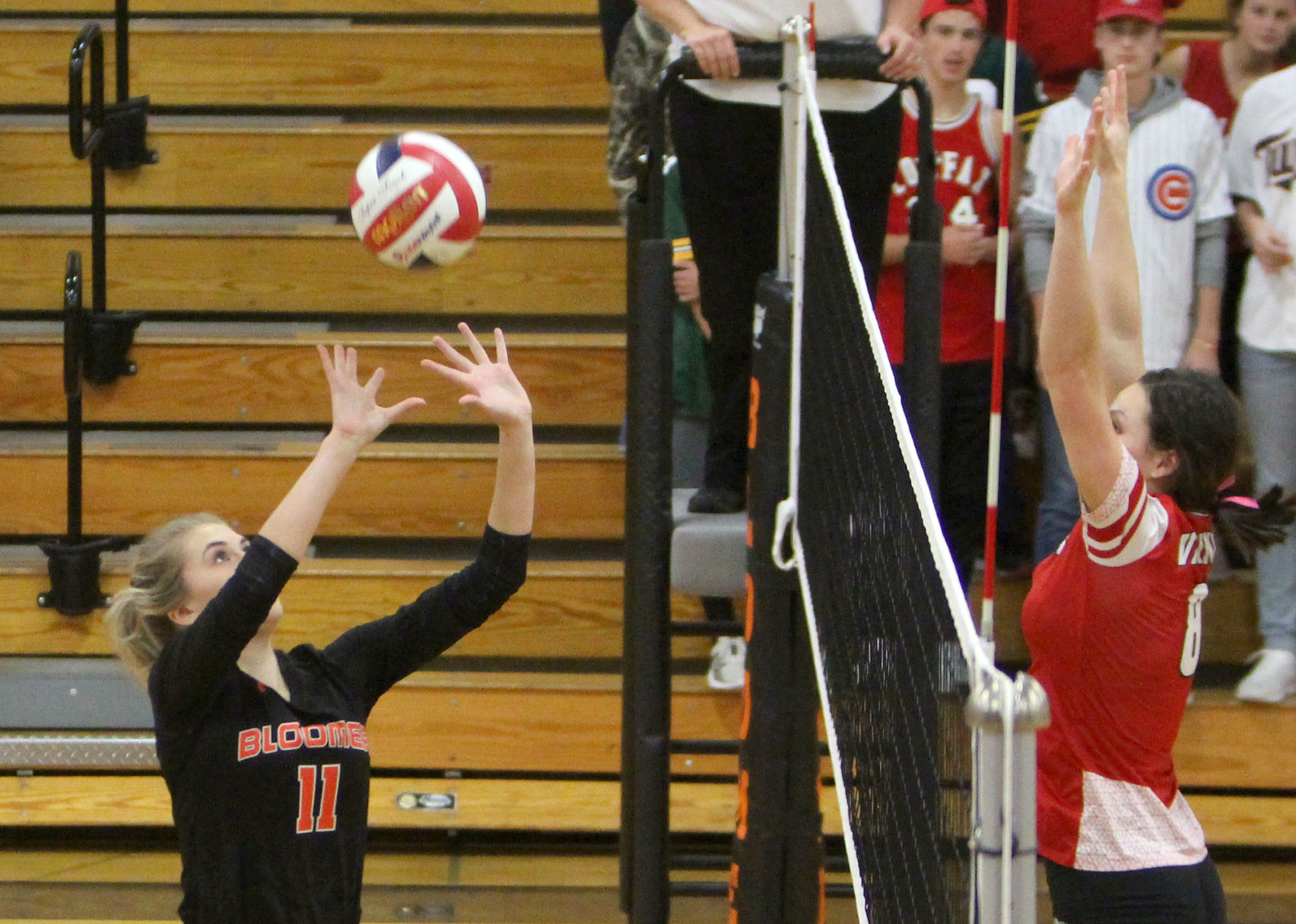 Colfax at Bloomer volleyball 10-8-19